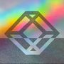 Struktur aus schwarzen Linien formt Rauten und Dreiecke vor buntem Hintergrund, der Regenbogenfarben zeigt., 2 LPs