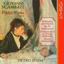 Giovanni Sgambati: Piano Works Vol. 4. Pietro Spada. Mélodies poétiques op. 36. Illustration einer Frau am Klavier., CD