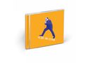 "ALIVE ON STAGE", eine 2-CD-Box mit einem Sänger in blauer Silhouette auf orangem Hintergrund., 2 CDs
