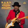 E.A.R.L "Guitar" Williams, The Soul King of Bessemer, AL. Ein Mann in rotem Anzug mit Gitarre lächelt., CD