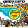 "Greensleeves", "DISCO 45", "I'm Still Dancing", farbenfrohe Illustration: Menschen feiern und musizieren in einer urbanen Szene., Single 12"