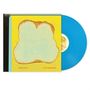 "Asher White" und "Love Aggregates" in Rot unter einem gemalten Toastbrot auf gelbem Hintergrund mit blauer Vinyl., LP