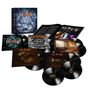 „Def Leppard“, „Diamond Star Halos“, „The Rarities“. Schallplattenkollektion mit Leopardenmuster und Bandfoto., 11 LPs
