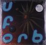 Großer blauer Text "uf orb". Unten ein Label mit Informationen zur Jubiläumsedition. Im Hintergrund Weltraum mit Planeten., 2 LPs