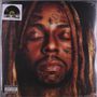 „Record Store Day“ Logo oben links, „Parental Advisory“ Warnung unten links. Geschlossenes Gesicht mit Tattoos und Dreadlocks., 2 LPs