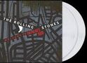 "The Rolling Stones", "Welcome to New York 1998". Platten-Cover mit abstraktem Stadtplan und zwei weiße Vinyl-Schallplatten., 2 LPs