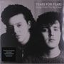"Tears for Fears: Songs From The Big Chair" steht oben. Schwarz-weißes Portrait von zwei Männern. Limited Edition Hinweis., LP