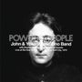 "POWER TO THE PEOPLE" steht in großen Buchstaben. Darunter "John & Yoko/Plastic Ono Band" auf einem schwarz-weißen Porträt., 2 LPs