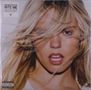 „Bite Me“ von Renée Rapp auf exklusivem magenta Vinyl. Verwirrtes blondes Haar vor einem Gesicht mit geöffnetem Mund., LP