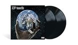 "D12 World" steht oben links. Eine Hand hält die Erde im Weltall. Rechts sind zwei schwarze Schallplatten., 2 LPs