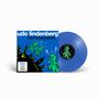 „udo lindenberg der blaue planet“: Ein blaues Vinyl mit Cartoon-Aliens über einer Stadtlandschaft., Single 10"