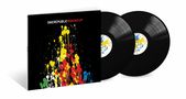 Text: ONEREPUBLIC WAKING UP. Design: Farbkleckse in Gelb, Rot, Blau auf schwarzem Hintergrund. Zwei Schallplatten., 2 LPs