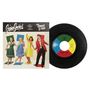 Cover der Platte mit Schriftzug "Stephen Sanchez!" und "Sweet Love", Tänzer in bunten Kleidern, Vinyl rechts., Single 7"