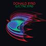 Oben steht "DONALD BYRD ELECTRIC BYRD". Eine abstrakte bunte Darstellung eines stilisierten Vogels., CD