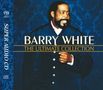 "Barry White: The Ultimate Collection" steht in goldenen Lettern vor einem Mann im Anzug mit lächelndem Ausdruck., Super Audio CD