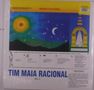 "Mundo Racional" oben und "Tim Maia Racional Vol. 2" unten. Illustration mit Sonne, Mond, Sternen und einem Torbogen., LP