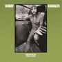 "Bobby Charles", "Bearsville Studio Sessions". Schwarz-Weiß-Foto: Person steht an geöffneter Autotür. Umrahmt von grünem Rand., LP