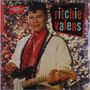 "On red transparent vinyl" und "ritchie valens". Ein Mann lächelt mit Gitarre, bunter Hintergrund., LP