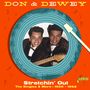 "Don & Dewey" oben, "Stretchin' Out" unten. Zwei lächelnde Männer mit Gitarre, umgeben von Schallplattenmotiv., CD