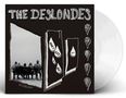 "The Deslondes", "Don't Let It Die Vol. 1". Fünf Personen sitzen auf einer Bank, stilisierte Tropfen mit Gesichtern am Rand., LP
