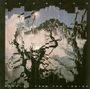 "Bauhaus" oben, "Burning from the Inside" unten. Zersplitterte Landschaft mit Bäumen vor nebligem Hintergrund., LP