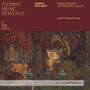Der obere Teil hat goldenen Text: "Flemish Music Heritage", "Joseph Ryelandt", "Piano Sonatas II", "Jozef De Beenhouwer". Unten ist eine farbenfrohe Illustration mit einem Haus, Bäumen und Herbstlaub., CD