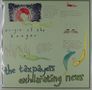 Text: "origin of the booger", "the taxpayers exhilarating news". Bunte Illustrationen von Kreaturen und Pflanzen., LP