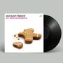 Text oben: "Jazzrausch Bigband Am Weihnachtsabend". Gezeigt wird ein zerbrochener Lebkuchenmann neben einer Schallplatte., LP
