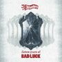 „Seven years of BAD LUCK“ in roter und schwarzer Schrift, zerschlagener Spiegel, mehrfach gespiegelt, und rotes „Belvedere“ Logo oben., LP