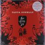 „Tanya Donelly“, „This Hungry Life“. Umrahmende schwarze, verschnörkelte Muster auf rotem Hintergrund., LP