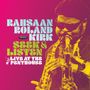 Rahsaan Roland Kirk: Seek & Listen, Live at The Penthouse. Illustrative Darstellung eines saxophonspielenden Mannes., 2 CDs