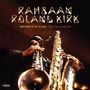 Oben: "Rahsaan Roland Kirk". Darunter: "Vibrations in the Village". Ein Musiker spielt Saxophon., 2 CDs