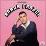 Text: "Introducing... Aaron Frazer". Logo unten rechts. Mann in blauem Hemd vor rosa Hintergrund., LP