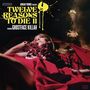 "Twelve Reasons to Die II" von Adrian Younge, Ghostface Killah. Frau in Rot, von Blumen umgeben, im Hintergrund ein Mann., LP