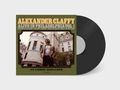 „ALEXANDER CLAFFY ALIVE IN PHILADELPHIA VOL. 1“, ein Mann steht vor einem historischen Gebäude., LP