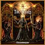 "The Magus" und "Daemonosophia" sind die Texte. Drei mystische Gestalten: eine mit Tentakeln, in der Mitte verhüllt, eine mit brennendem Kopf., LP