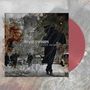 Text: "Lacrimas Profundere - Filthy Notes for Frozen Hearts."  
Illustration: Eine Person mit Regenschirm im Regen, retro Stil., LP