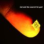 Text: „lsd and the search for god“. Ein Finger berührt ein kleines Papierstück mit einem Muster., LP