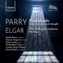 Texte erwähnen Parry, Elgar, Werke wie "De profundis", und Interpreten. Ein Raum mit Gitterfenster und Lichtstrahlen., CD