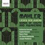 "MAHLER: LIEDER DER JUGEND / SONGS OF YOUTH AND AWAKENING." Künstlernamen. Grünes und schwarzes Art-Deco-Muster., CD