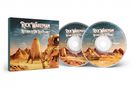 "Rick Wakeman & The English Rock Ensemble: Return to the Red Planet.” Cover zeigt Marslandschaft mit Raumschiff und Astronaut., 1 CD und 1 Blu-ray Disc