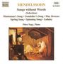 Felix Mendelssohn Bartholdy: Lieder ohne Worte (Ausz.), CD