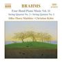 Johannes Brahms: Klaviermusik zu 4 Händen Vol.11, CD