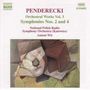 Krzysztof Penderecki (1933-2020): Symphonien Nr.2 & 4, CD