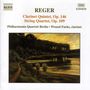 Max Reger (1873-1916): Klarinettenquintett op.146, CD