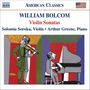 William Bolcom (geb. 1938): Sonaten für Violine & Klavier Nr.1-4, CD