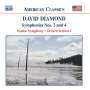 David Diamond (1915-2005): Symphonien Nr.2 & 4, CD