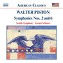 Walter Piston (1894-1976): Symphonien Nr.2 & 6, CD