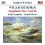 William Schuman (1910-1992): Symphonien Nr.7 & 10, CD