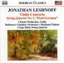 Jonathan Leshnoff (geb. 1973): Violinkonzert, CD